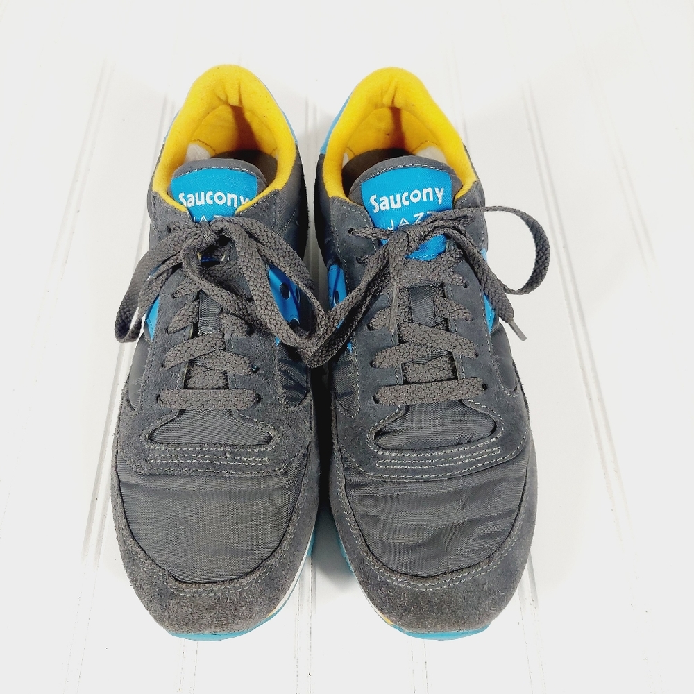 Saucony Jazz Lowpro Leather Lace Up Casual Sneakers A481 View 4